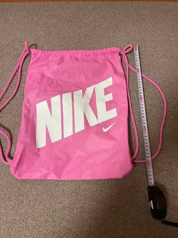 NIKE 핑크 드로우 스트링 백 냅색