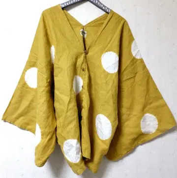 SOU SOU 소우소우 긴세이 시보리 린넨 하츠키 겨자색