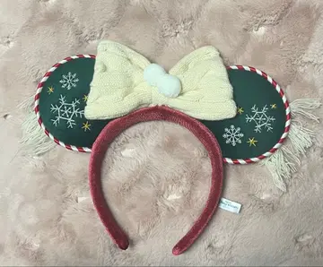 디즈니 크리스마스 미키 귀 머리띠