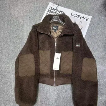 alo 보아 자켓 브라운 M