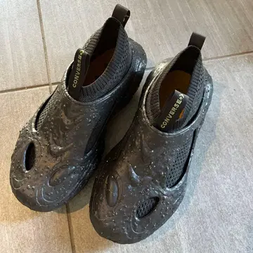 레어 일본 미발매 CONVERSE SLIP SPONGE CRATER 블랙