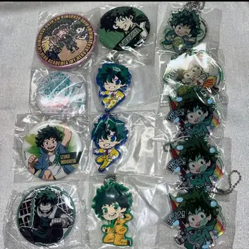 히로아카 미도리야 이즈쿠 아크릴 키링 캔뱃지 13점