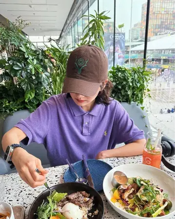 [ 정가 이하 ] 사우스2 웨스트8 브라운 캡 브라운