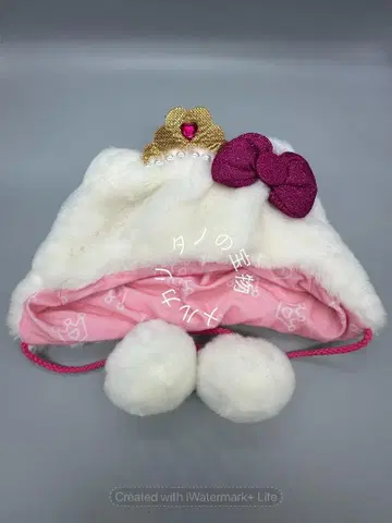 정품 USJ 유니버셜 프린세스 헬로키티 팬캡