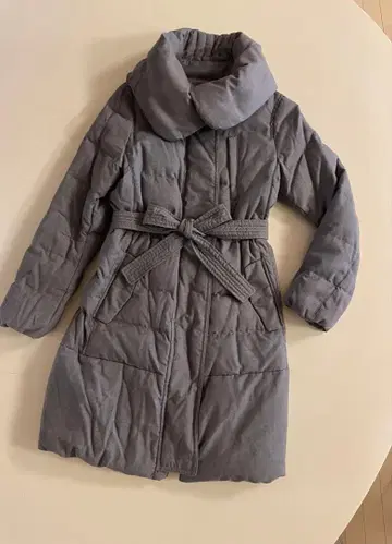 PLST 플라스테 다운 코트 그레이 사이즈 2