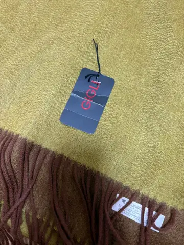 GIGLI 캐시미어 스톨 브라운, 그린 미사용