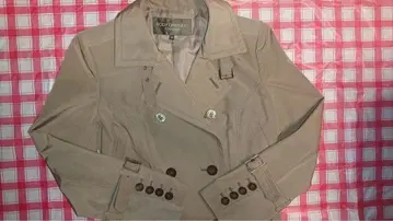 바디 드레싱 디럭스 트렌치코트 다운 M 베이지