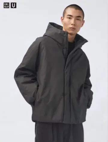 퍼프 테크 볼륨 후드티 XL 유니클로 UNIQLO