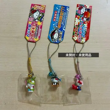 [ 지역 한정 키티 ] 지역 한정 스트랩 3종 세트 헬로키티 스트랩