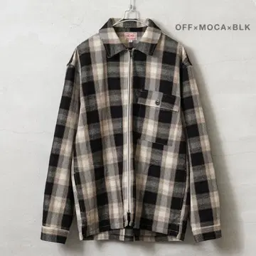 [ 새상품 ] BIGMIKE 헤비 플란넬 셔츠 자켓 체크 무늬