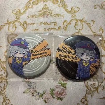 그노시아 레무난 우주경찰 캔뱃지 2개 세트