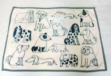 [ 리사 라슨 ] 스케치 도그 무릎 담요