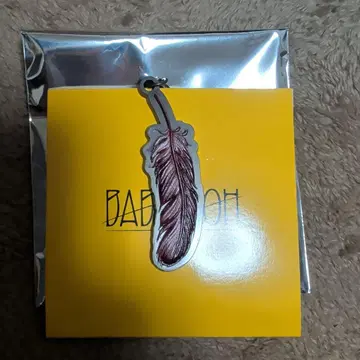 미세스 그린애플 바벨탑 랜덤 가챠 깃털 키링 빨간색