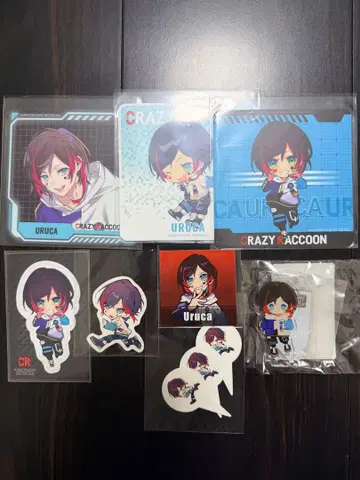 CR 우루카 코스터 스티커 키체인 피크