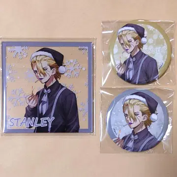 Dr.STONE PARTY 스탠리 캔뱃지 코스터 NATSLIVE