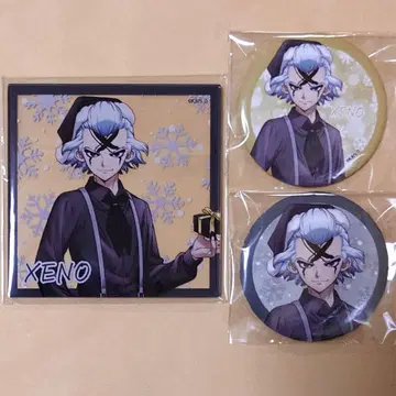 Dr.STONE PARTY 제노 캔뱃지 코스터 NATSLIVE CAFE