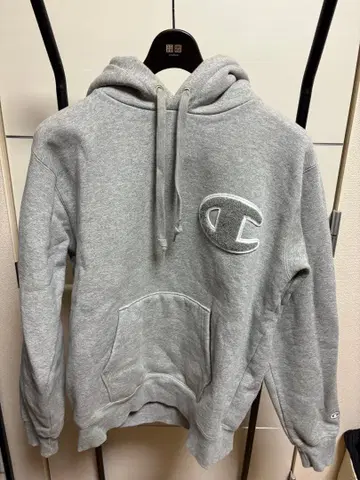 챔피언 그레이 후드티 L 사이즈