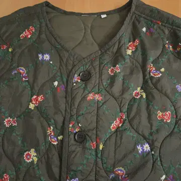 니코앤드 - 꽃무늬 퀼팅 자켓