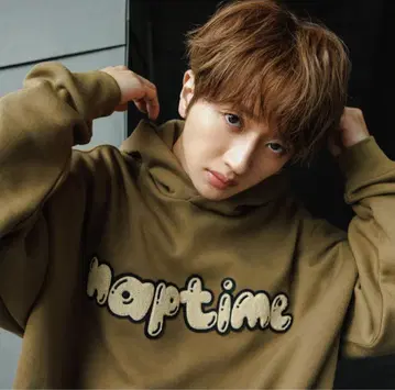 Naptime. 와펜 후드티 후디 카키 S 사이즈 새상품급