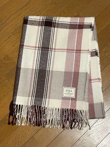 JILL by JILLSTUART 머플러 체크 스톨 핑크