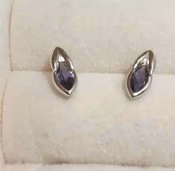 K14WG 컬러 스톤 귀걸이