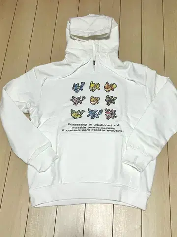 이브이 도트 컬렉션 후드티 M 일본 한정판 레어 미사용 포켓몬