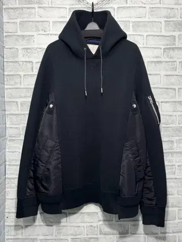명작 sacai 사카이 Sponge Sweat MA-1 Hoodie
