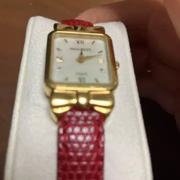 NINA RICCI 아날로그 손목시계 골드/레드