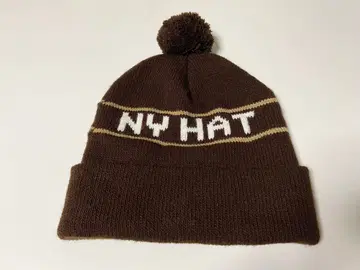 새상품급 USA제 NEW YORK HAT 니트 캡 봉봉 니트 모자