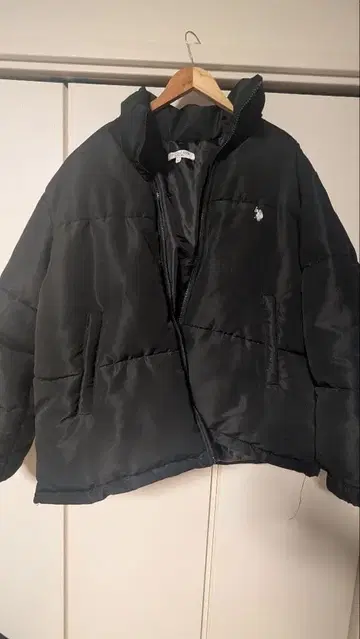 U.S. POLO ASSN. 블랙 다운 자켓