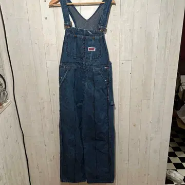 80s BIG MAC 데님 오버롤