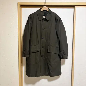 PROOFED COTTON NYLON TWILL COAT