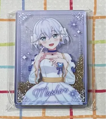 뱅드림 애니메이트 아크릴 블록 리퀴드 홀로그램 블록 마시로