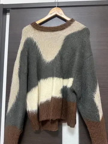 Ungrid 뉴앙스 모티브 자카드 니트