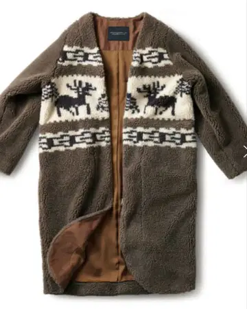 써니클라우드 카우친 보아 코트 L 사이즈