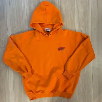 redwing 90s 양면 프린트 후디 미국산 크롭 기장 L 사이즈