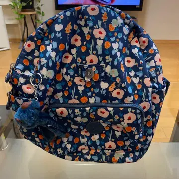 키플링 꽃무늬 백팩
