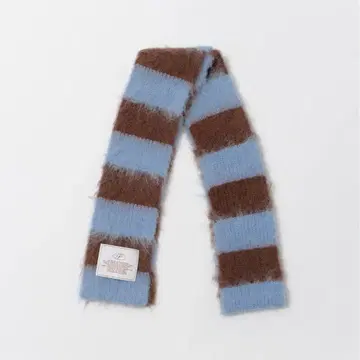 [ 미사용 새상품 ] Border muffler blue border