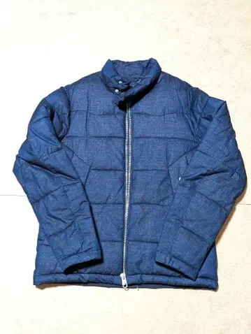 [ ZARA ] 다크 블루 퀼팅 점퍼