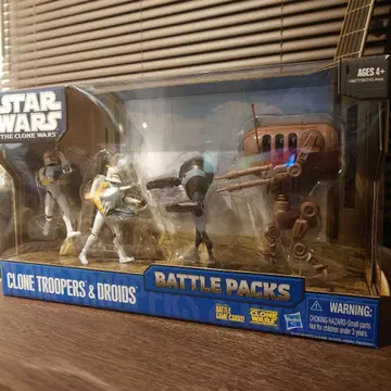 스타 워즈 클론 워즈 피규어 배틀팩 일본 미발매품