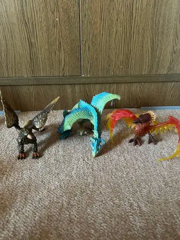 사파리 그리핀 와이번 피닉스 3체 세트 판타지