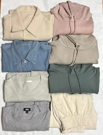 의류 10벌 묶음 판매 GU 유니클로