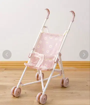 3coins 핑크 꽃무늬 인형 배기