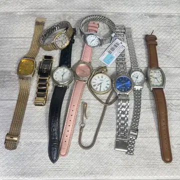 불량품 시계 10개 묶음 관리번호 112 TECHNOS CITIZEN 등