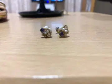 펄과 크리스탈 스터드 귀걸이