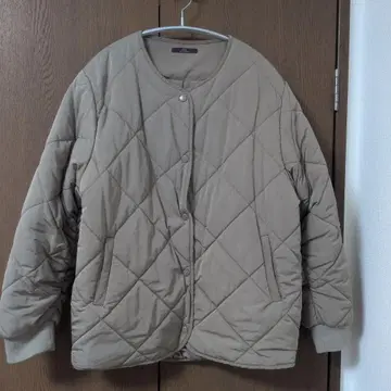 ITEMS URBAN RESEARCH 퀼팅 자켓 베이지