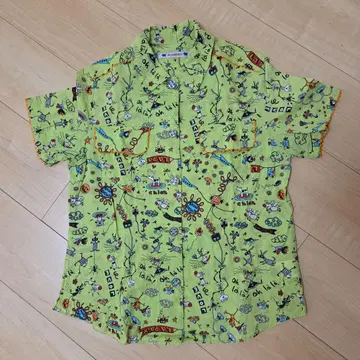 알베로베로 반팔 셔츠 그린