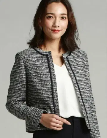 로트레아몽 비슈 트위드 자켓 40 일본제 새상품급