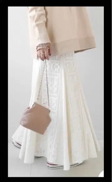 믹스 레이스 머메이드 스커트 저널 스탠다드 리룸