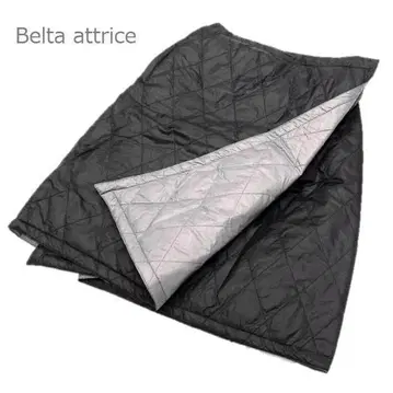 M-L 라이트 다운 랩 스커트 미들 기장 7251016 블랙 x 차콜